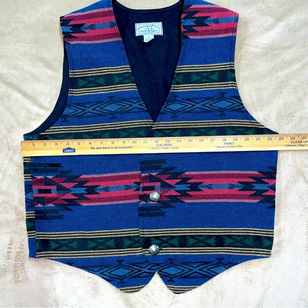 American Eagle Southwest Style Vest [1990s, XL